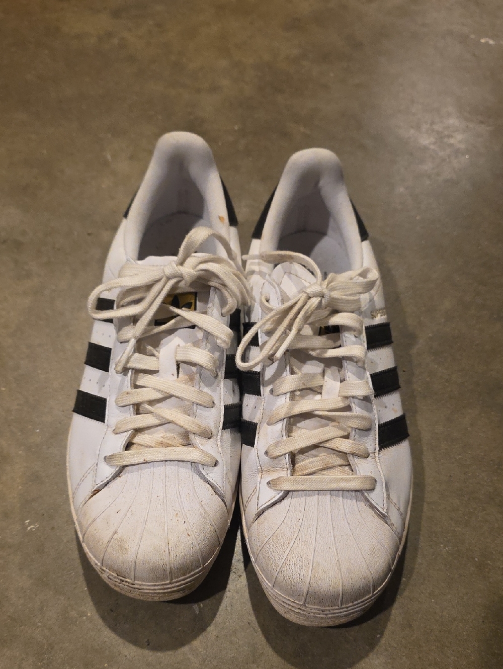 Adidas Originals Superstar Spiked Golf Shoes US Men's Size 9 USED